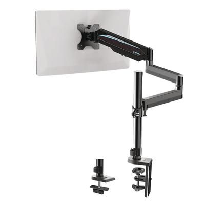 Eureka Ergonomic Single Monitor Arm, For 32" Monitors, 90 deg Rotation, 35 deg Tilt, 360 deg Pan, Black, Supports 17.6 lbs (EKAMA0212P)
