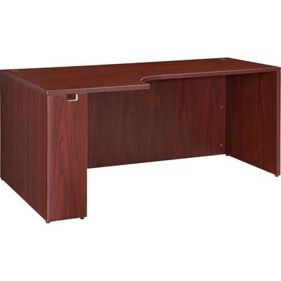 Lorell 69910 Rectangular Credenza, Lft, 65-2/5" x 35-2/5" x 29-1/2", Mahogany LLR69910