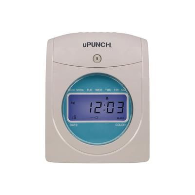uPunch Digital Auto-Align Punch Time Clock Bundle, White (PPZSB1200)