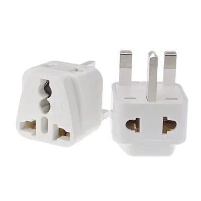 Universal 2 in 1 Russia HK CN US AU EU to UK Travel Plug Adapter 13A Multi-function Italy Swiss India Socket Converter Type G