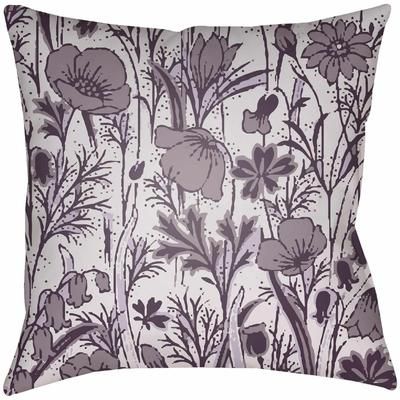 Solhan 22" Square Traditional Pillow plush Dark Purple/Lavender/Lilac/Mauve Outdoor Throw Pillow - Boutique Rugs