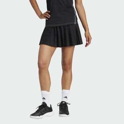 adidas Club Pleated Skirt 2025 Women's Tennis Apparel Black