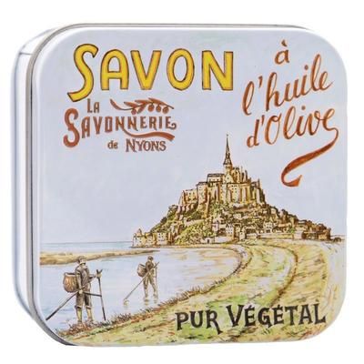 La Savonnerie de Nyons - Scatola di metallo con sapone Le Mont Saint-M
