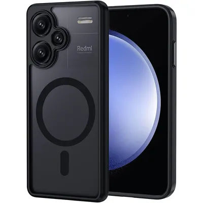 Case for Magsafe Magnetic Wireless Charge Matte Soft Bumper Hard Plastic Cover for Xiaomi Redmi Note