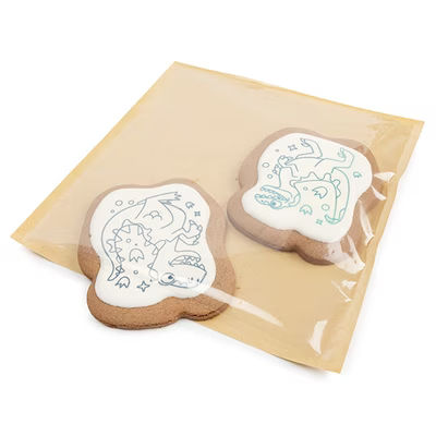 Kraft Bakery Bag w/ Clear Front 7 7/8" x 7 7/8" 100 Pack CKHS77