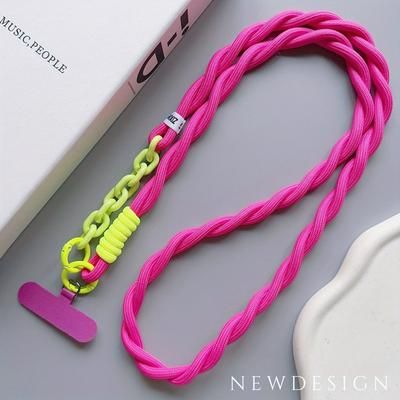 TEMU 1 Fashionable Mobile Phone Lanyard, Hung On The Neck, Or Worn Diagonally For Men And Women Outdoors, Climbing With Strong Card-resistant Hanging Chain, Phone Accessories