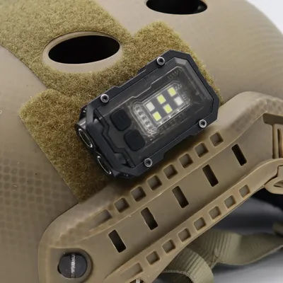Lumière de casque tactique rapide MICH pour l'extérieur, chargeur USB, lampe de signalisation étanche, lumière clignotante de sécurité, Signal de survie