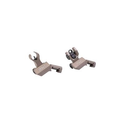Troy Offset Deployable Front and Rear Sight Flat Dark Earth SSIG-45S-HRFT-00