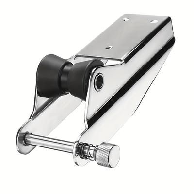 TEMU Stainless Steel Boat Bow Anchor Roller Bracket - 316 Silver, Marine Grade, Durable Yacht Anchor Roller With Adjustable Tension, 1 Pack