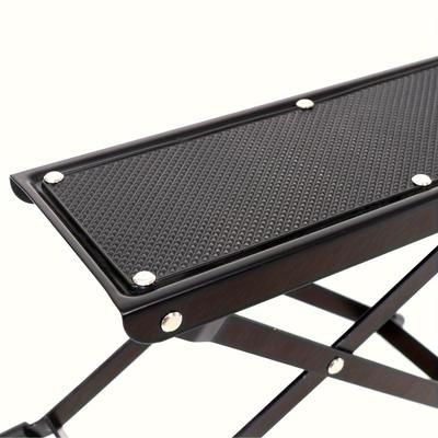 TEMU 1pc Professional 4-level Adjustable Pedicure Footrest - Portable Non-slip Surface Nail For Salon & Home Use, Unscented Tools & Accessories