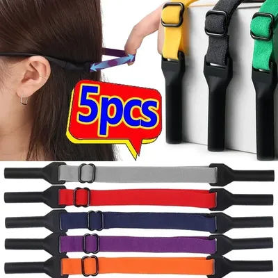 Couleurs élastiques lunettes corde pour enfant adultes lunettes sangle changement taille Sport lunettes sangle antidérapant Anti chute fixateur lunettes cordon