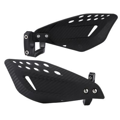 TEMU Off-road Motorcycle - Dual-sided Carbon Fiber Look, Durable Pp Protective With Brake Lever Cutouts, Wind Protection For Dirt Bikes,