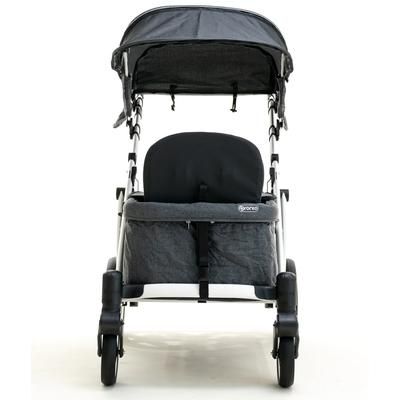 Pronto One (2 Seater) Stroller Wagon - White Frame / Sweet Sage