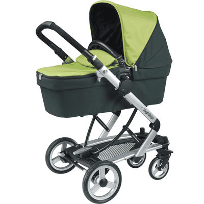 Peg Perego 2010 Skate Stroller with Bassinet in Kiwi