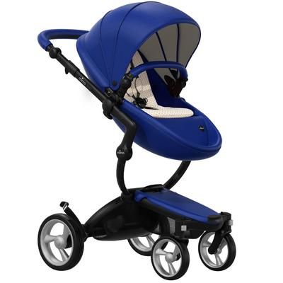 Mima Xari Complete Stroller, Black - Royal Blue / Sandy Beige
