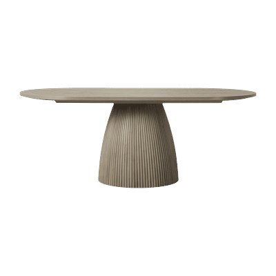 Oxford Rectangular Dining Table Greige Oak