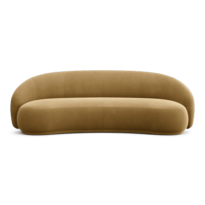 Nido Sofa Camel Velvet | Modani x Kobi Karp Limited Edition