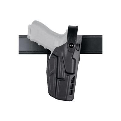 Safariland 7280 Mid Ride Duty Holster Heckler & Koch P10 Right Hand Plain Black 7282-391-552