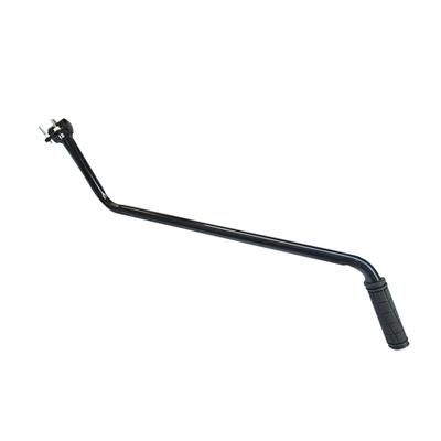 TEMU 1pc Steel Stroller Handle, Uncharged With Bike Bicycle Training Handle, Cycling Trainer Walker Accessory, Handlebar|sleek Black | Handlebar, Stroller Accessories, Stobok
