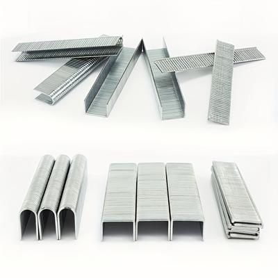 TEMU 600pcs Staple Set, Premium Metal Hardware, Versatile Air, Straight, U-shaped For Woodworking, Frames & Doors