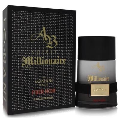 Ab Spirit Millionaire Fiber Noir For Men By Lomani Eau De Parfum Spray 3.3 Oz