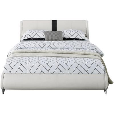 Carlton Platform Bed, Queen, White by Camden Isle in White (Size QUEEN)