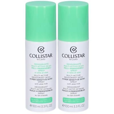 Collistar Deodorante Multi-attivo 24 Ore Set da 2 2x100 ml Spray