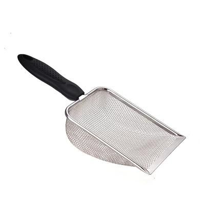 TEMU Extra Large Stainless Steel Cat Litter - Poop Shovel With Wide Screening Surface For Efficient Filtration - Ideal Cat Litter Box Cleaning Tool For Cats