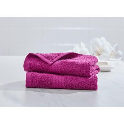 BH Studio 2-Pc. Hand Towel Set by BrylaneHome in Raspberry