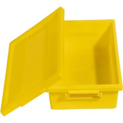 Deflecto 39513YEL Little Artist Antimicrobial Storage Tote - 3.1", x 11.9" x 6.8" Depth
