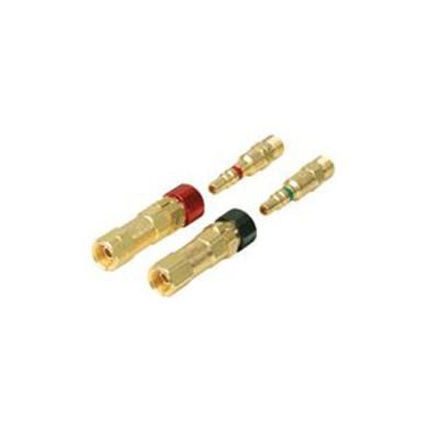 Western Enterprises Kwiklok OSHA Compliant Quick Connect, Brass, Inert Gas, Regulator to Hose (312-QDB73)