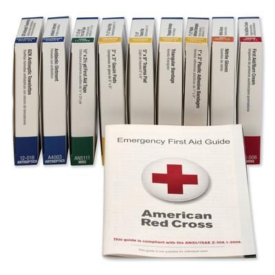 First Aid Only 740010 ANSI Compliant 10 Person First Aid Kit Refill, 65 Pieces - 1 Kit FAO740010