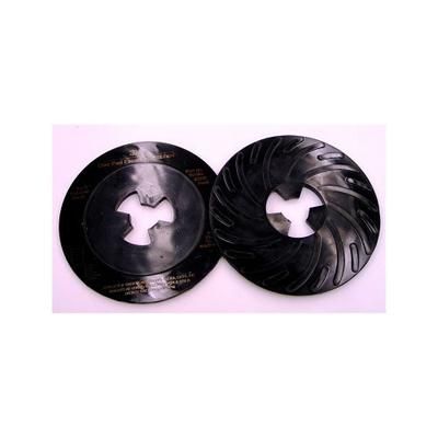 3M Disc Pad Face Plates, 7 in Dia, Hard, Black (405-051144-80515)