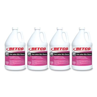 Betco 1120400 Pink Lotion Skin Cleanser, Lotion, 1 gal, Clean Bouquet, Applicable on Hand, pH Balanced, Moisturising, Non-irritating, 4/Carton - Case