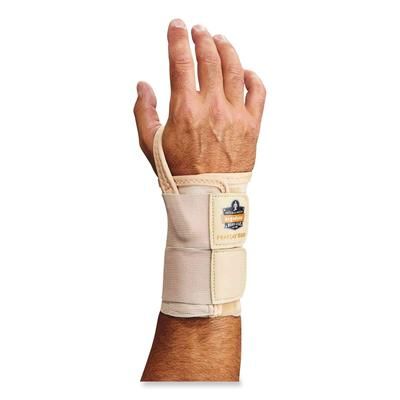 Ergodyne 70128 ProFlex 4010 Double Strap Wrist Support, X-Large, Fits Right Hand, Tan, Ships in 1-3 Business Days EGO70128