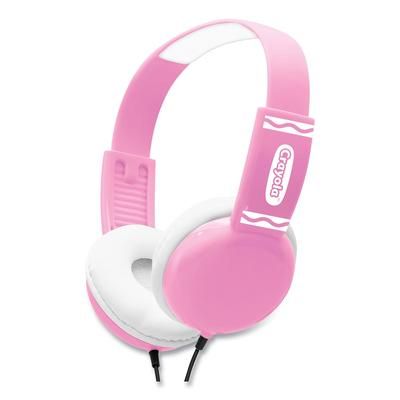 Crayola CHPM510P Cheer Wired Headphones, Pink/White MIGCHPM510P