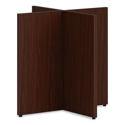 Hon TBL48BSELT1 X-Base, f/Mod 48" Round Top, 28"H, Mahogany HONTBL48BSELT1