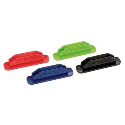Tops Pen Pal Pen And Pencil Holder, Writing Organizer For Home, School And Office, 4 Assorted Colors, 2-5/8" X 5/8", 12 Pack