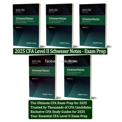 2025 CFA Level 2 Schweser Notes Exam Prep:Quantitative Methods,Financial Statement Analysis,Equity,Fixed Income,Portfolio Ethics