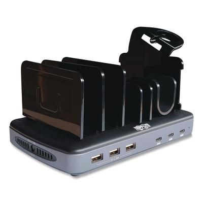 Tripp Lite by Eaton 120W Multi-Device Charging Station with Storage, 6 Devices, 7.3 x 4.45 x 1.33 (TRPU280006C3AST)