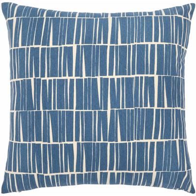 Camindangan 13"L x 20"W Modern Pillow plush Cotton Dark Blue/Oatmeal/Light Beige/Beige/Navy Lumbar Pillow - Boutique Rugs