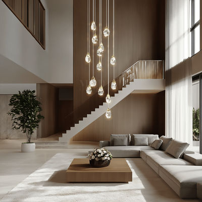 Hailstone | Luxury Crystal Chandelier | 36 Stones / Warm White (3000k) | MOD LIGHTING