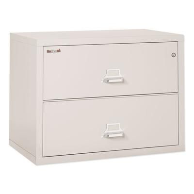 FireKing Insulated Lateral File, 2 Legal/Letter-Size File Drawers, Parchment, 37.5" x 22.13" x 27.75" (FIR23822CPA)