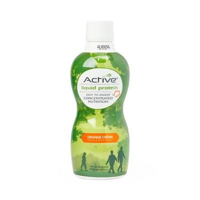 Medline Active Liquid Protein, Orange Flavor, 15 g of Protein, 30 oz. Bottle, 4/CS (ENT693OC)