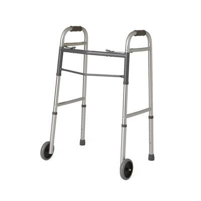 Medline Assembled Adult Walker, 5" Wheels, 1 EA (G30757WH)
