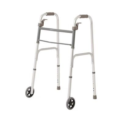 Medline Junior Folding Paddle Walker, 5" Wheels, 4/CS (MDS86410P5J)