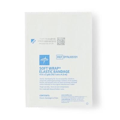 Medline Soft-Wrap Sterile Elastic Bandage, 4" x 5 yd., 1 EA (DYNJ05131H)