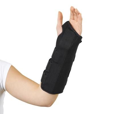Medline Universal Wrist and Forearm Splint, Left Arm, 10" (25.4 cm), 1 EA (ORT18000L)