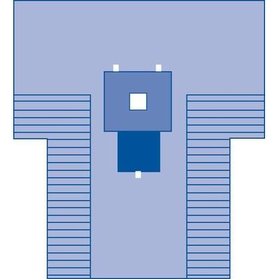 Medline Fenestrated Minor Procedure Drape, Sterile, 6" x 6", 1 EA (DYNJP2492H)