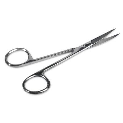 Medline Iris Scissors, Single-Use, Curved, Standard, 4.5'', 50/CS (DYNJ04049)